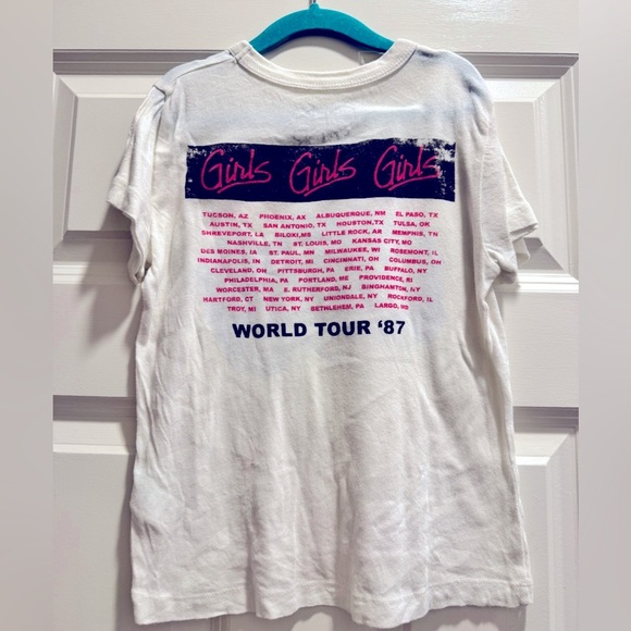 CHASER EUC Kids Sz 6 White Graphic “Motley Crue” T-Shirt - Picture 3 of 4